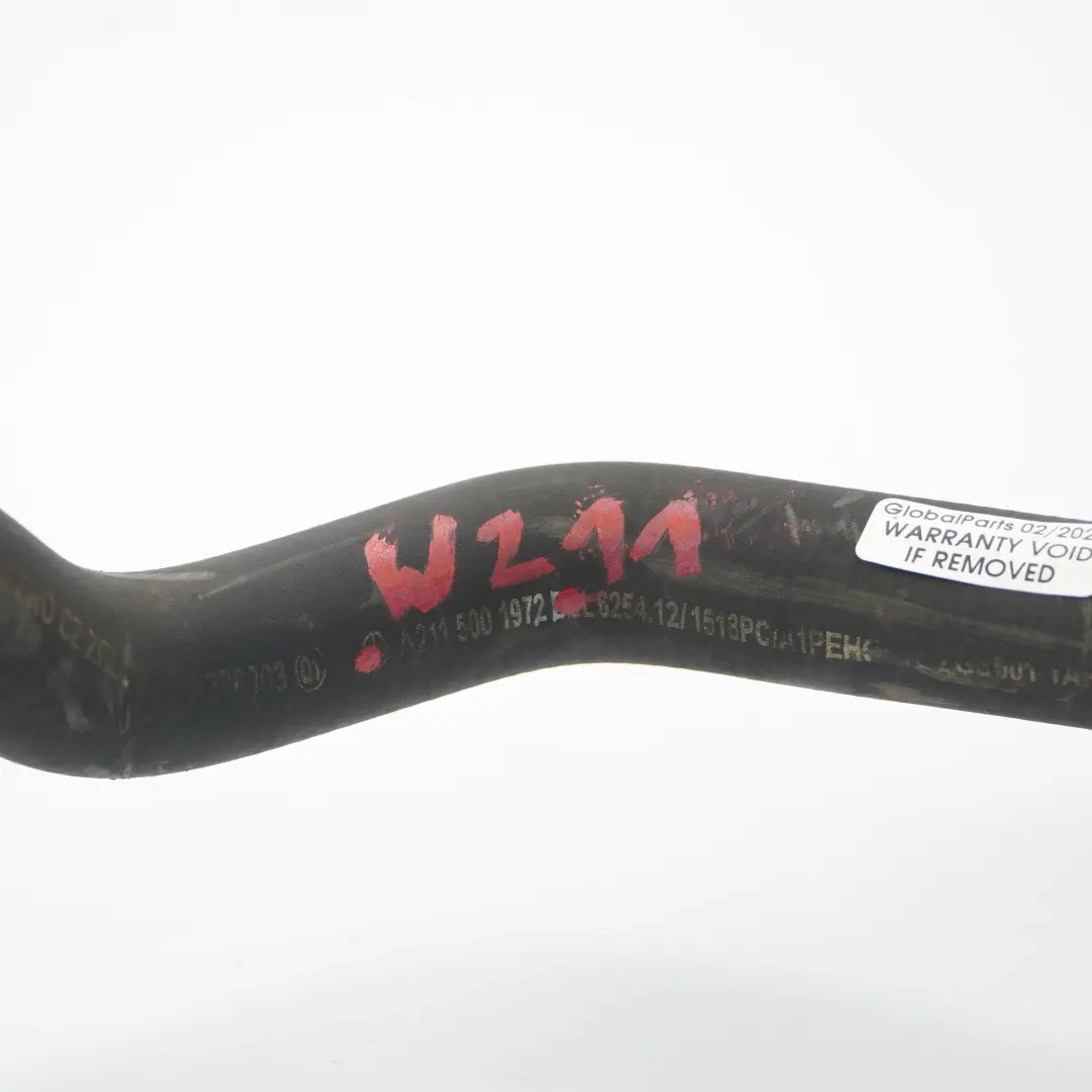 Tubo dell'acqua Mercedes W211 CLS C219 Linea del tubo radiatore per con numero di parte A2115001972 Tubo dell'acqua Mercedes W211 CLS C219 Linea del tubo radiatore - SKU A2115001972 - Numero di parte A2115001972