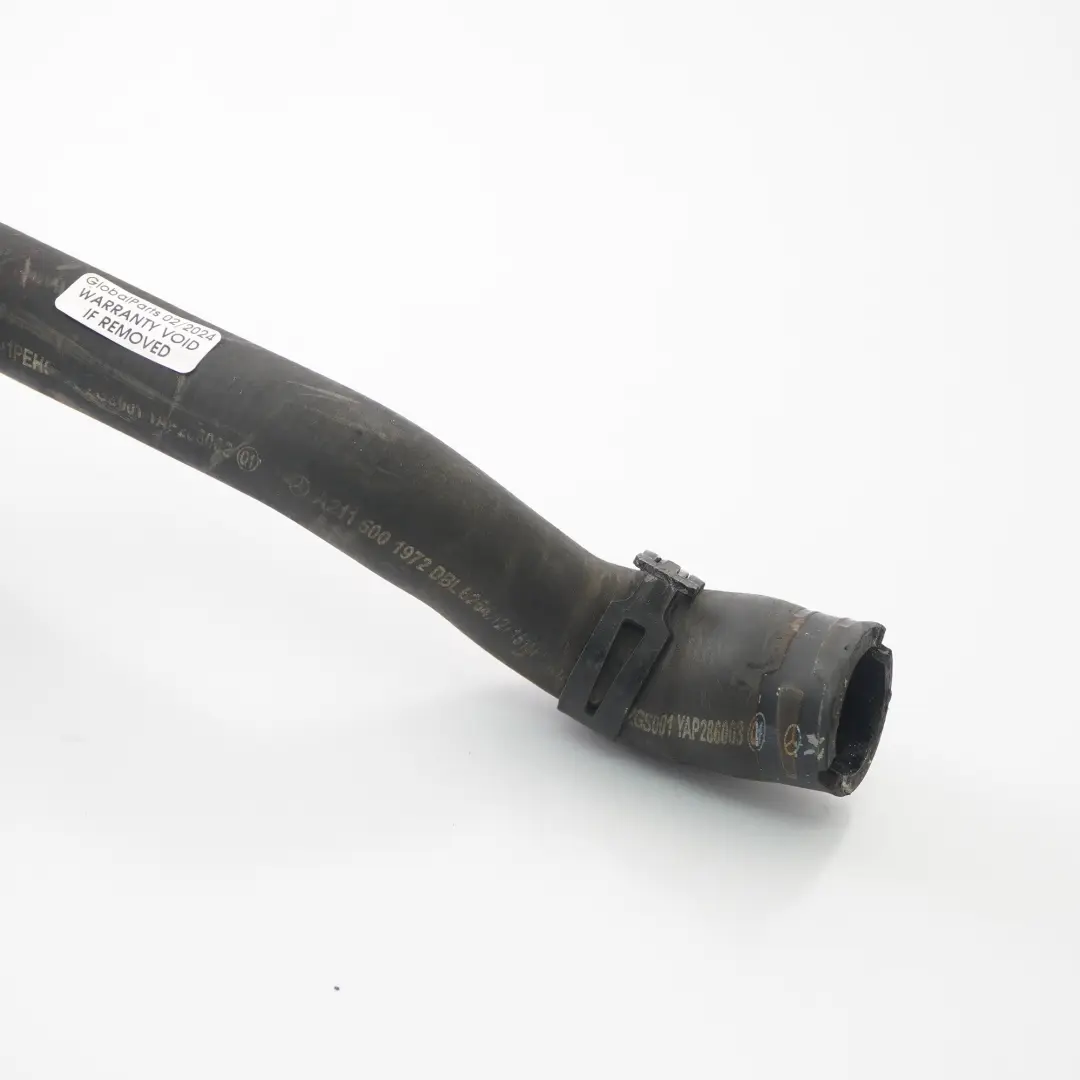  Tubo dell'acqua Mercedes W211 CLS C219 Linea del tubo radiatore - SKU A2115001972 - Numero di parte A2115001972