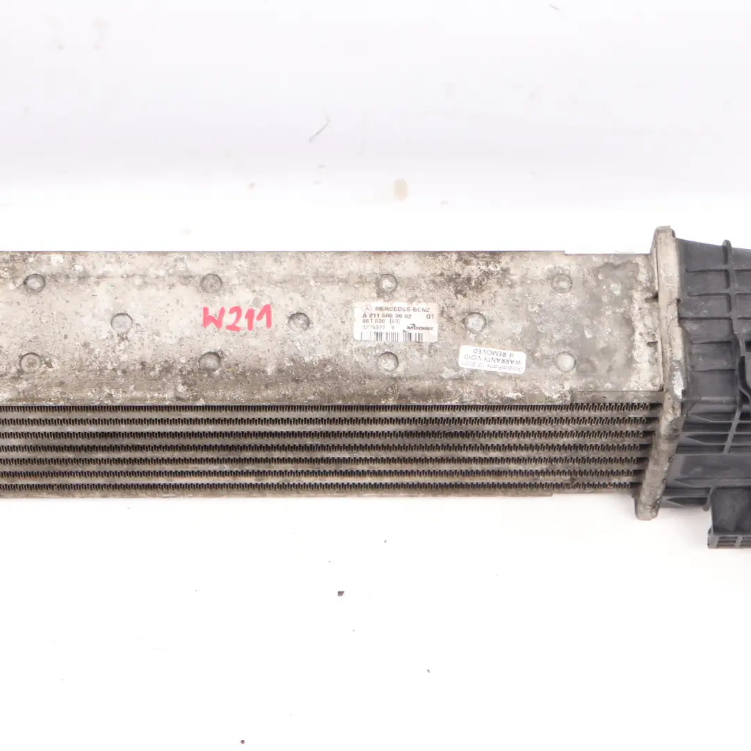 Mercedes W211 CLS C219 OM646 Intercooler Radiador Aire Carga - SKU A2115003902 - Número de pieza A2115003902