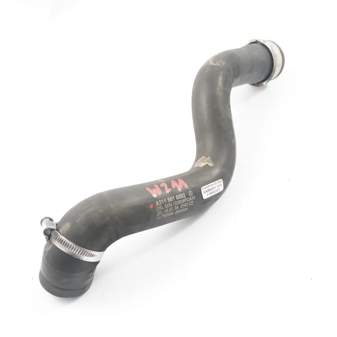 Mercedes W211 OM646 Tubo acqua Radiatore Linea tubo refrigerante - SKU A2115018582 - Numero di parte A2115018582