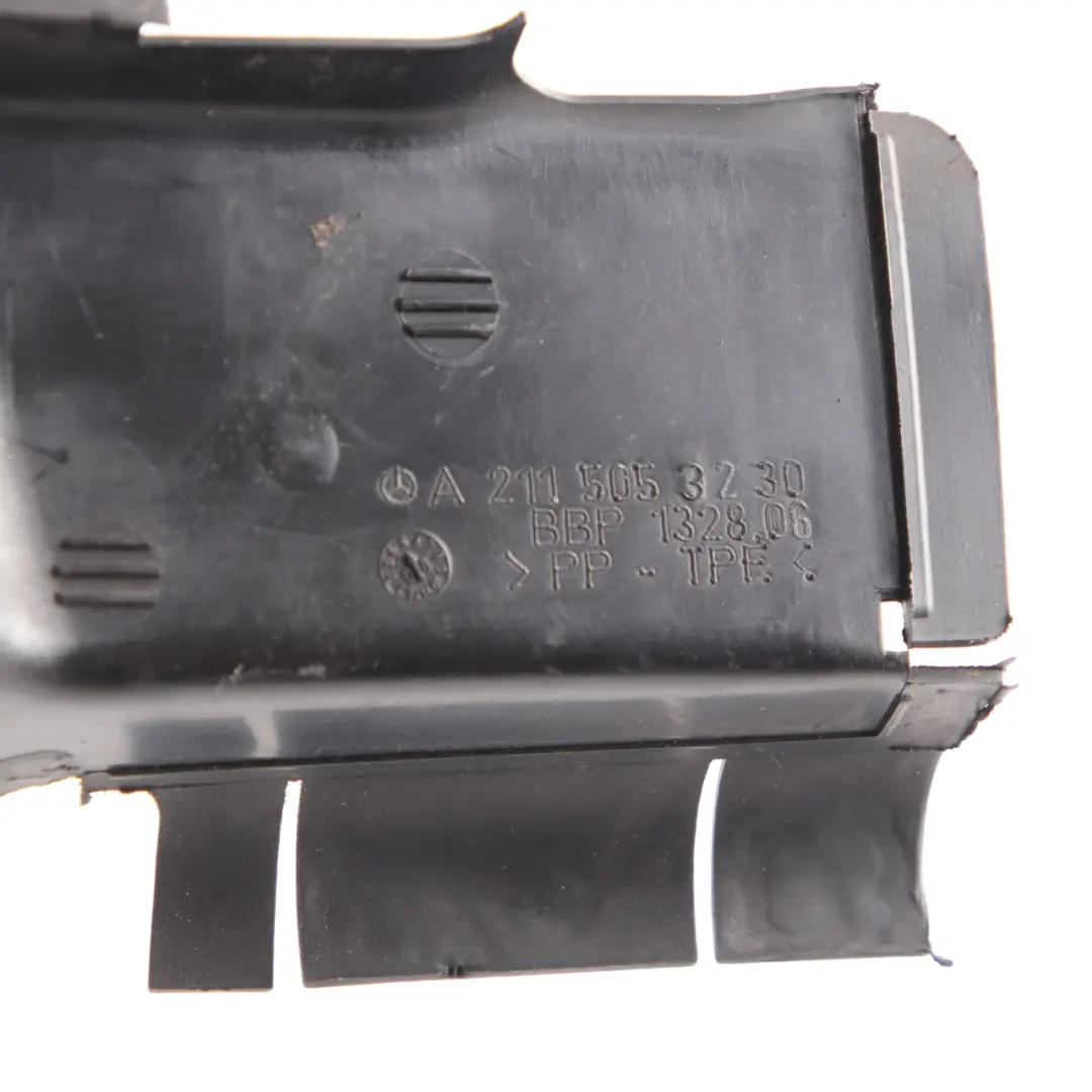 Radiator Air Duct Bracket Mounting Support to Mercedes W211 with Part number A2115053230 Mercedes W211 Radiator Air Duct Bracket Mounting Support - SKU A2115053230 - Part number A2115053230