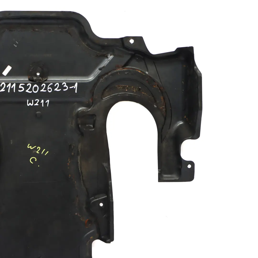 Mercedes W211 Diesel Motor Unterbodenschutz Panel Bildschirm Schild - SKU A2115202623-1 - Teilenummer A2115202623