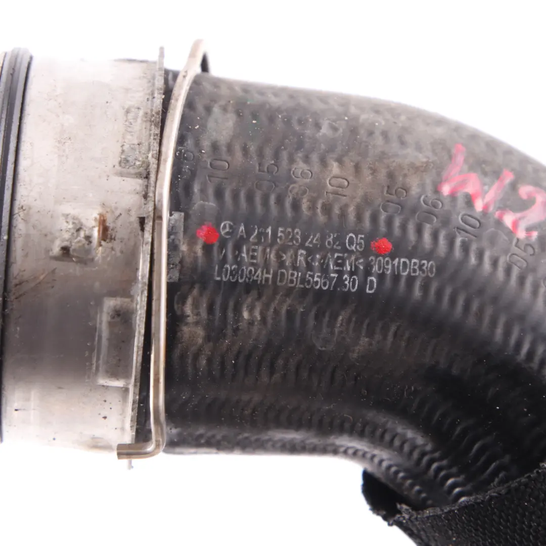  Ansaugschlauch Mercedes W211 W219 Ladeluftkühlung Ladungsrohr links - SKU A2115282482 - Teilenummer A2115282482