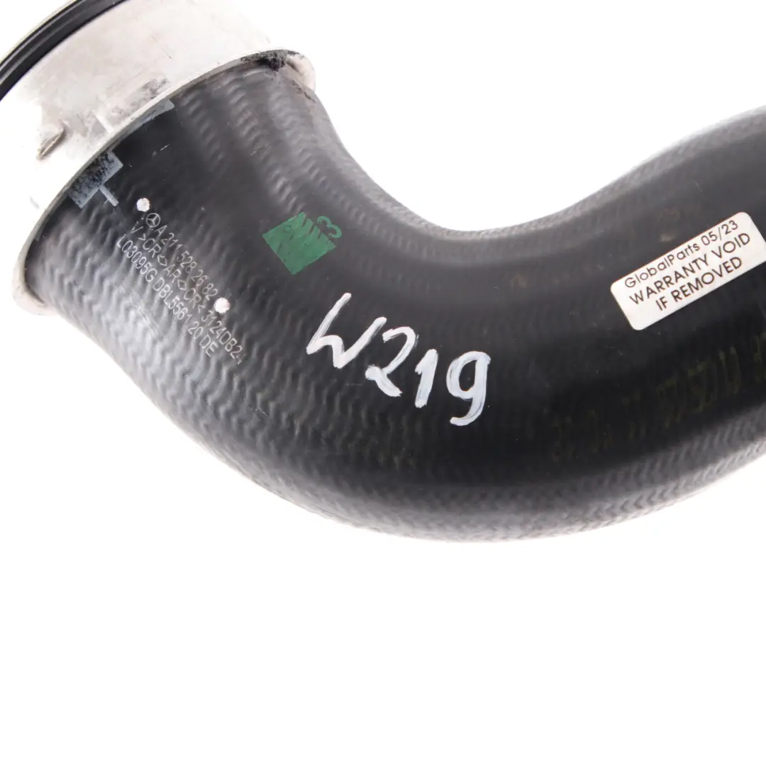  Intake Hose Mercedes W211 W219 Air Intercooler Charge Pipe Right O/S - SKU A2115282682 - Part number A2115282682