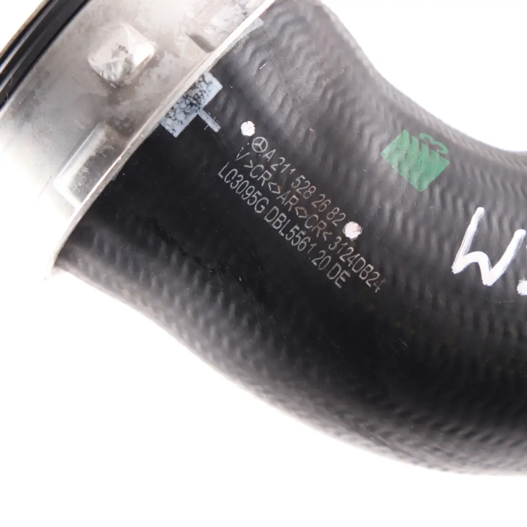  Intake Hose Mercedes W211 W219 Air Intercooler Charge Pipe Right O/S - SKU A2115282682 - Part number A2115282682