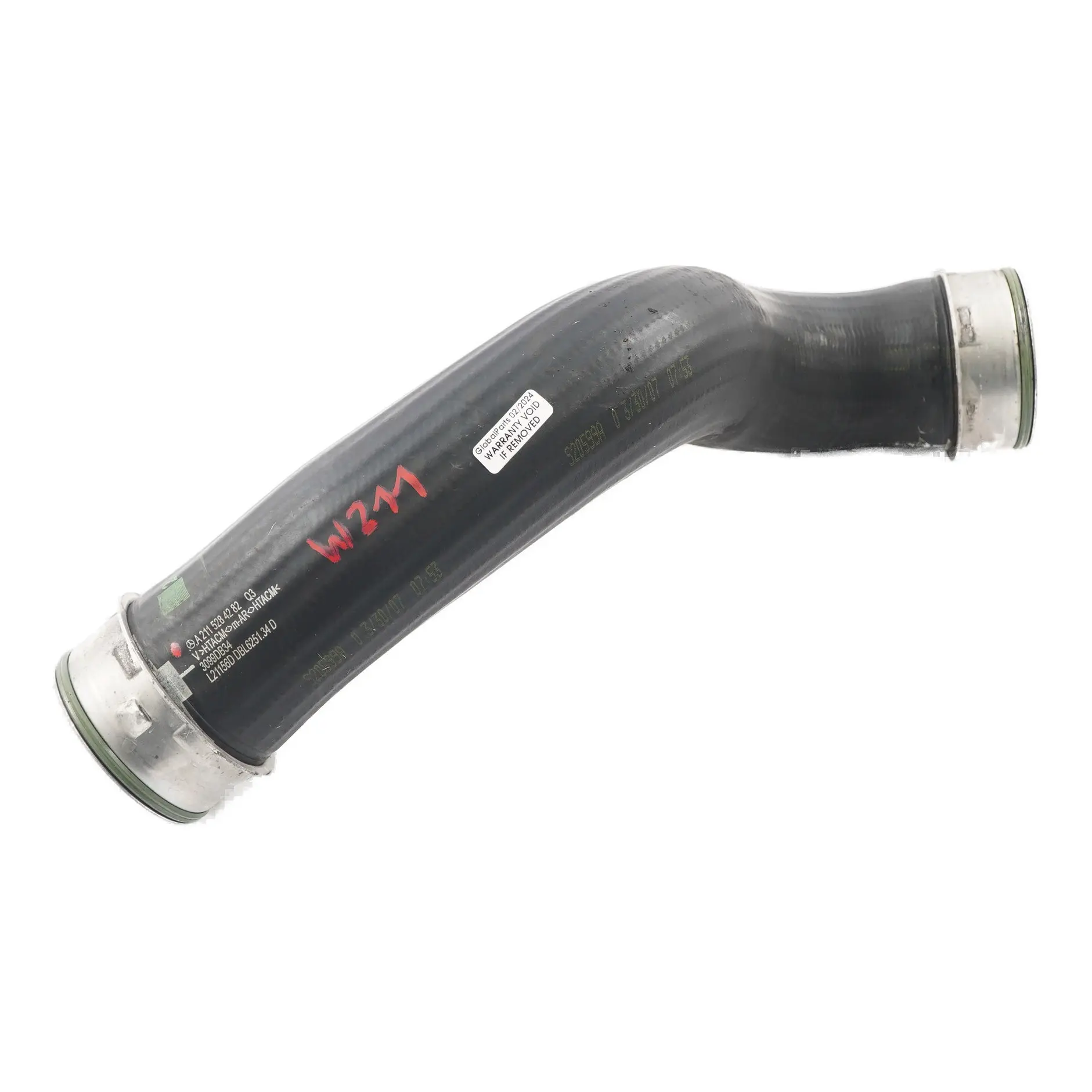 Intake Hose Mercedes W211 OM646 Air Intercooler Charge Pipe A2115284282