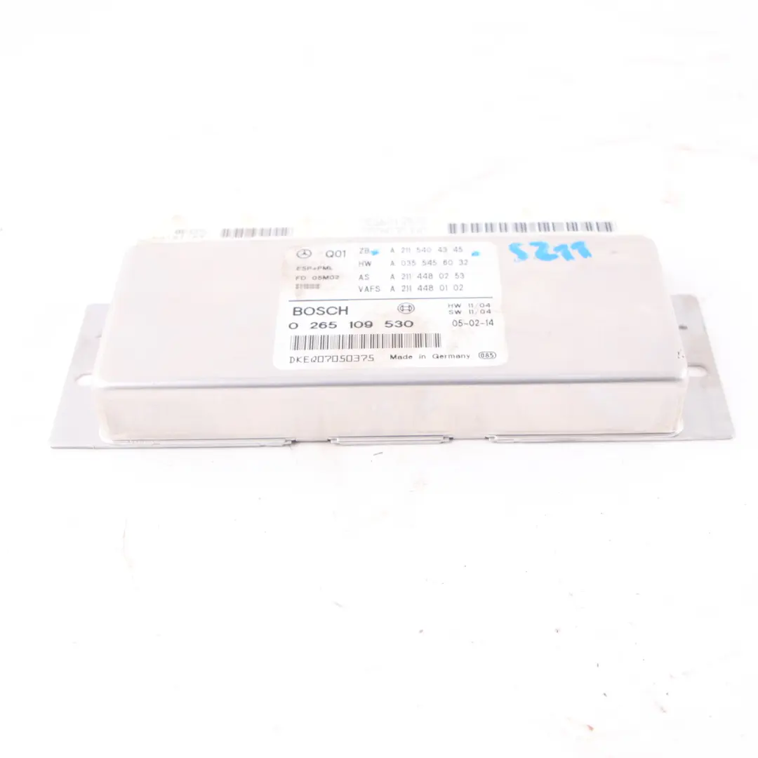 ESP Control Unit Module ECU to Mercedes W211 with Part number A2115404345 Mercedes W211 ESP Control Unit Module ECU - SKU A2115404345 - Part number A2115404345