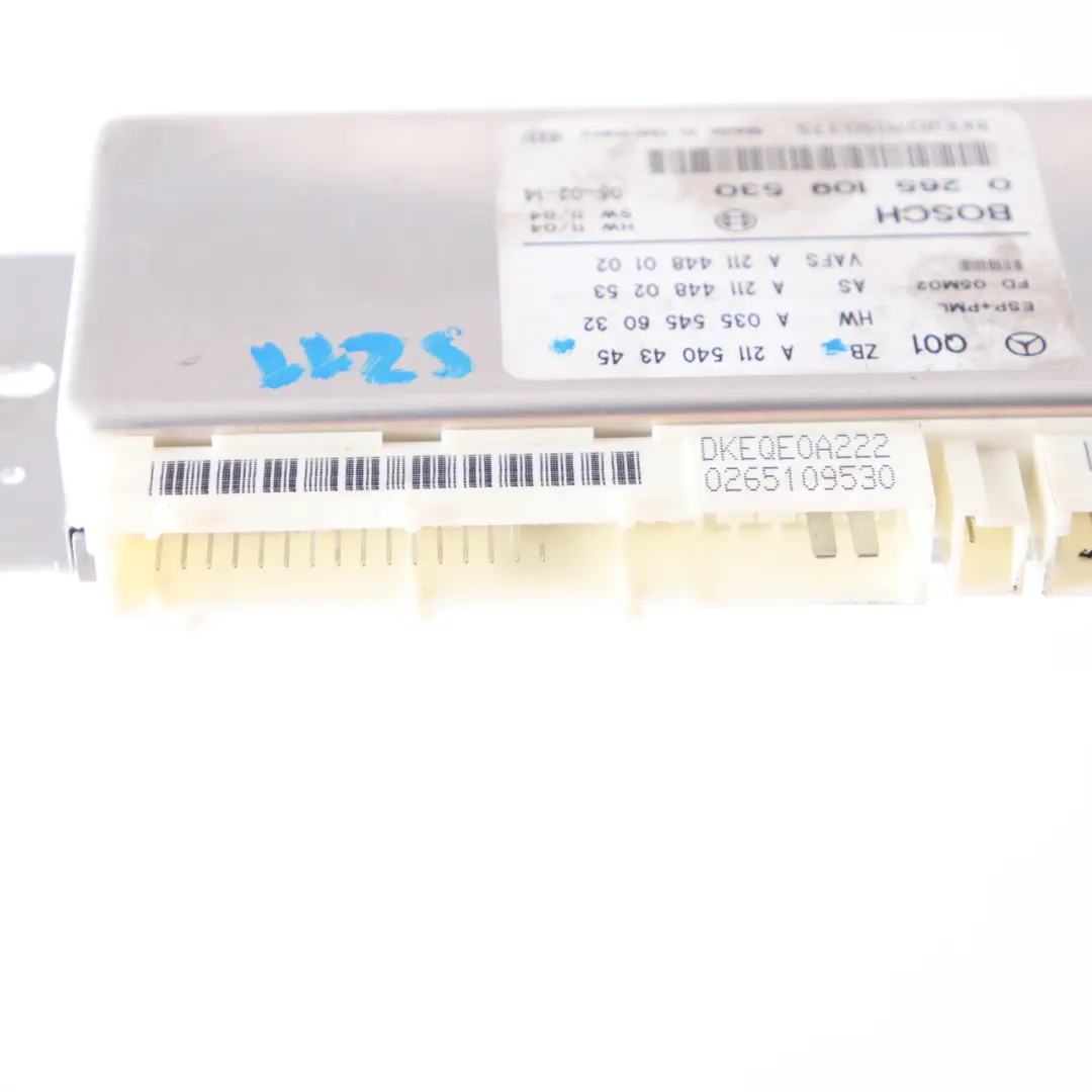 ESP Control Unit Module ECU to Mercedes W211 with Part number A2115404345 Mercedes W211 ESP Control Unit Module ECU - SKU A2115404345 - Part number A2115404345
