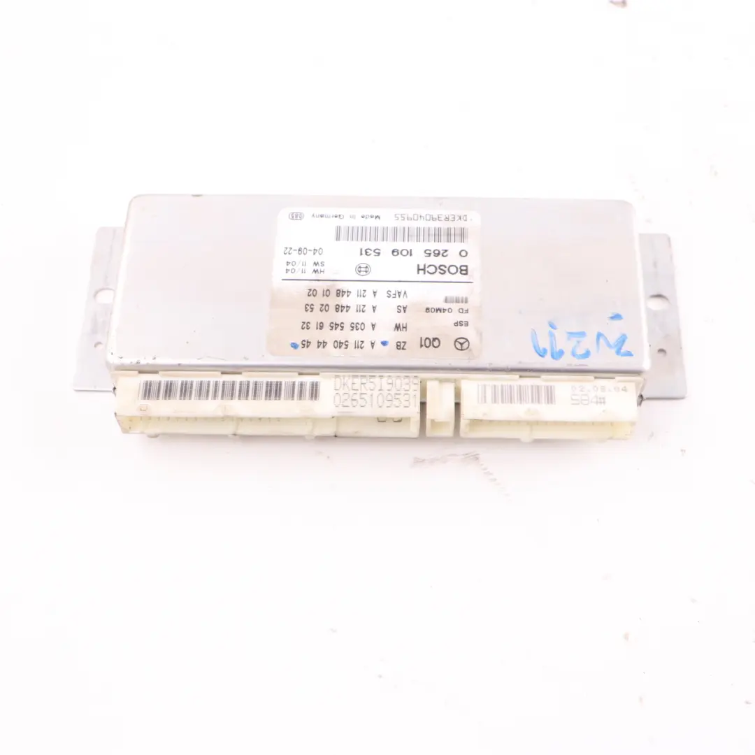 Mercedes W211 ESP ABS Stability Control Unit Module ECU - SKU A2115404445 - Part number A2115404445