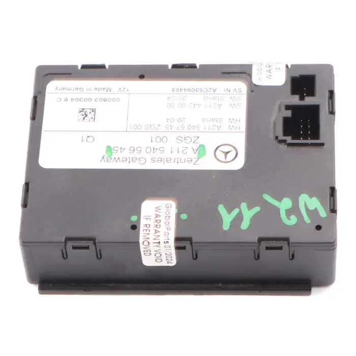 Central Gateway Module Control Unit to Mercedes W211 with Part number A2115405645 Mercedes W211 Central Gateway Module Control Unit - SKU A2115405645 - Part number A2115405645