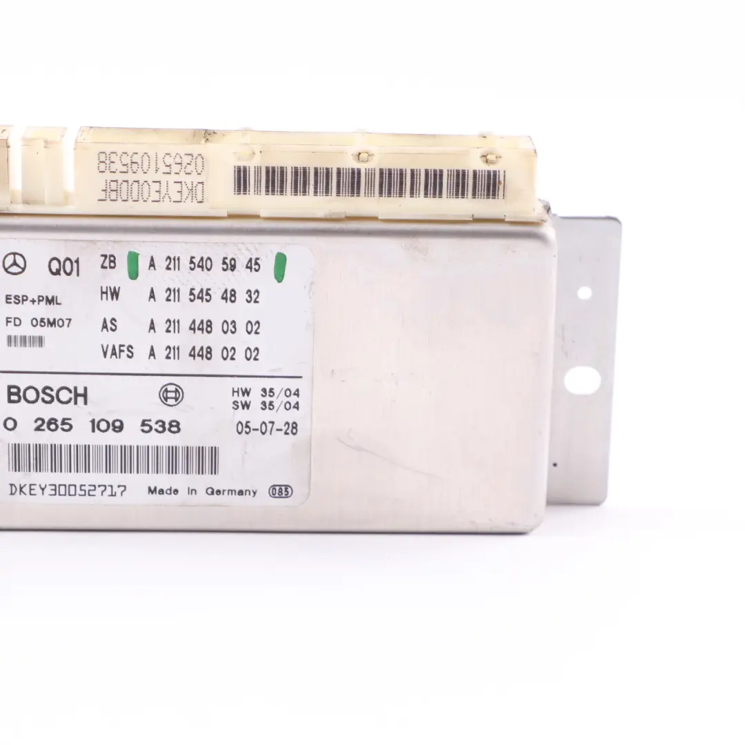 Mercedes W211 Electronic Stability Module ESP PML Control Unit - SKU A2115405945 - Part number A2115405945