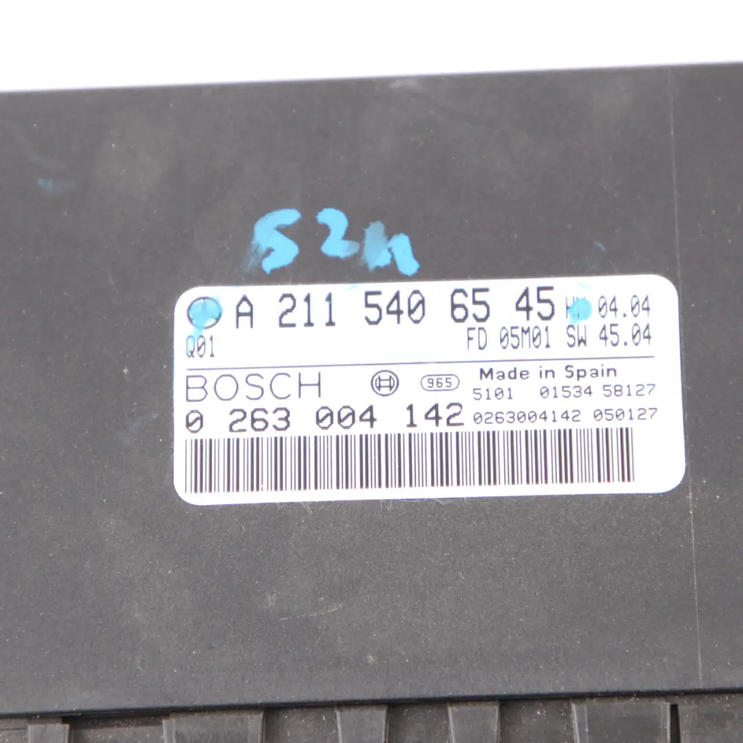 PDC Parking Distance Control Unit Module Parktronic to Mercedes W211 with Part number A2115406545 Mercedes W211 PDC Parking Distance Control Unit Module Parktronic - SKU A2115406545 - Part number A2115406545