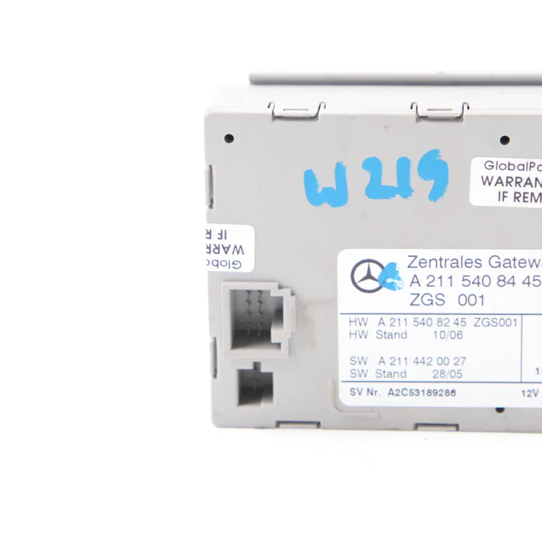  Gateway Module Mercedes W169 W211 W245 W219 W203 Control Unit ECU - SKU A2115408445 - Part number A2115408445