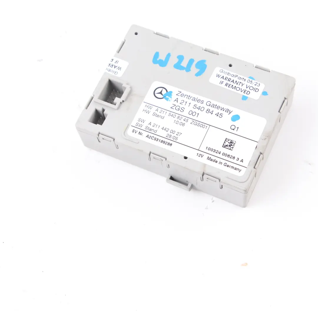 Gateway Module Mercedes W169 W211 W245 W219 W203 Control Unit ECU to with Part number A2115408445 Gateway Module Mercedes W169 W211 W245 W219 W203 Control Unit ECU - SKU A2115408445 - Part number A2115408445