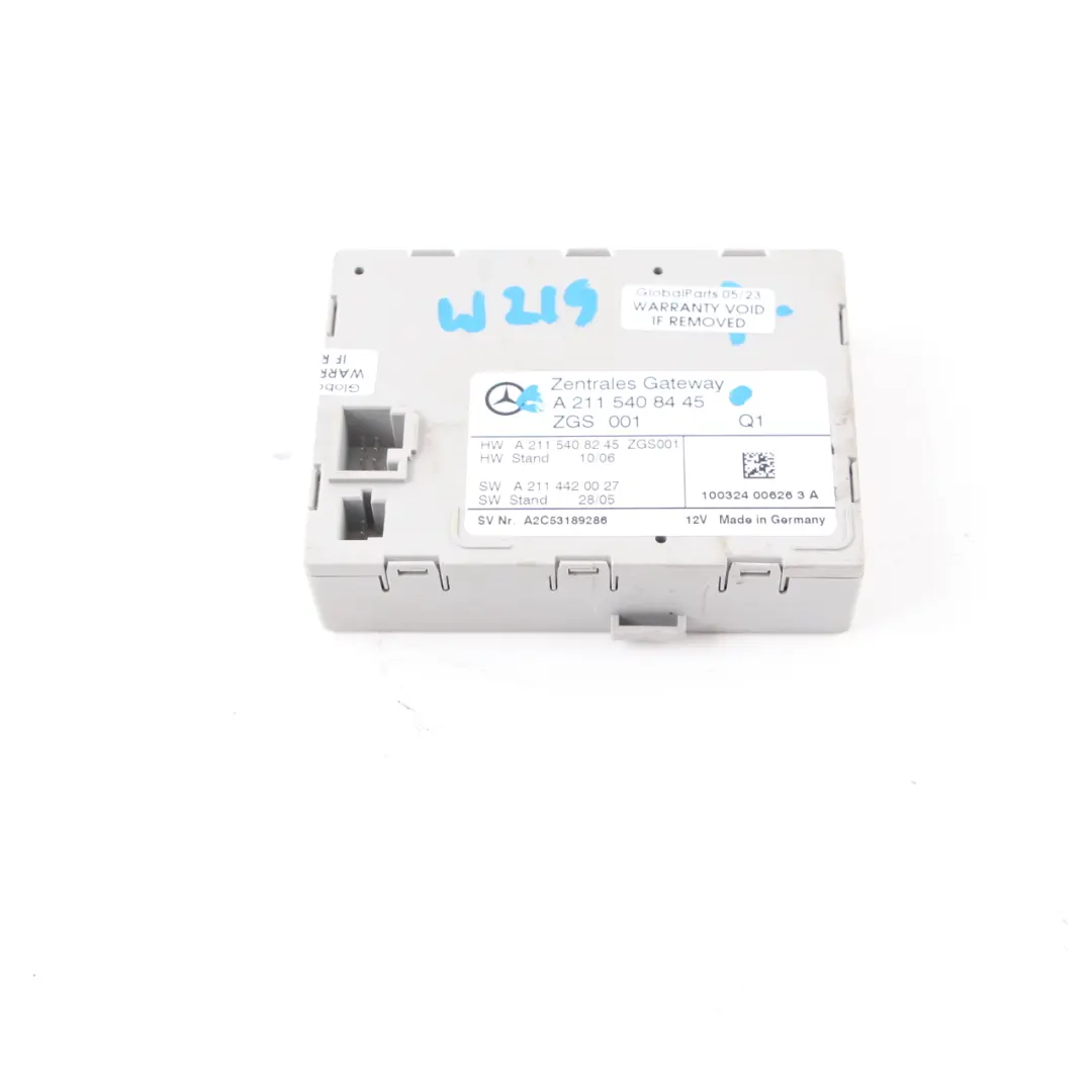  Gateway Module Mercedes W169 W211 W245 W219 W203 Control Unit ECU - SKU A2115408445 - Part number A2115408445