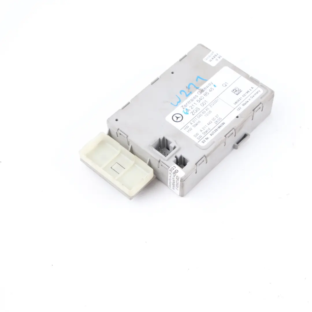 Módulo Gateway Mercedes W211 Unidad de Control ECU para con número de pieza A2115408545 Módulo Gateway Mercedes W211 Unidad de Control ECU - SKU A2115408545 - Número de pieza A2115408545