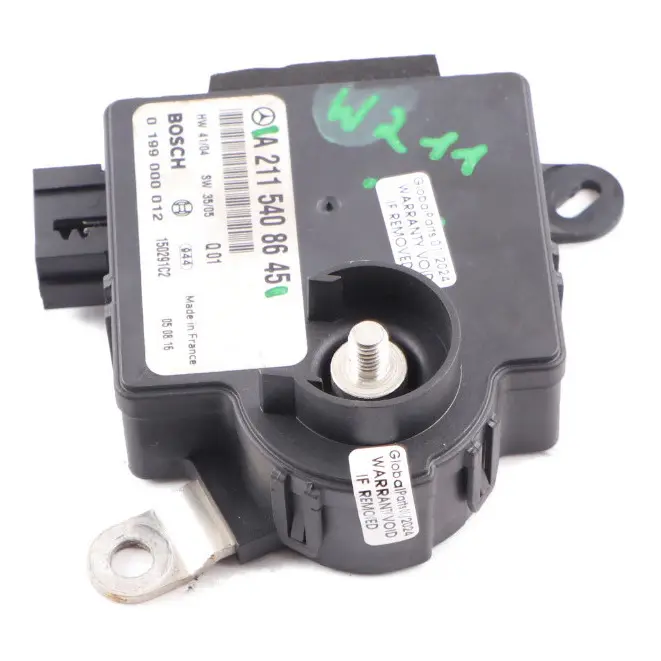 Module Trunk Relay Control Module Unit to Mercedes W211 Battery with Part number A2115408645 Mercedes W211 Battery Module Trunk Relay Control Module Unit - SKU A2115408645 - Part number A2115408645