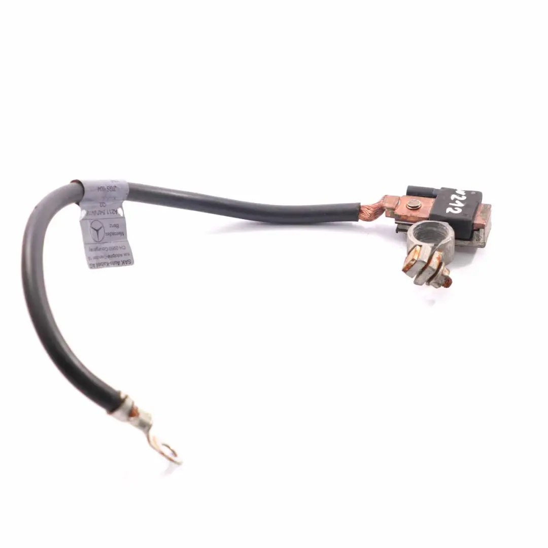 Mercedes W211 Negative Battery Terminal Cable Wiring - SKU A2115420418 - Part number A2115420418