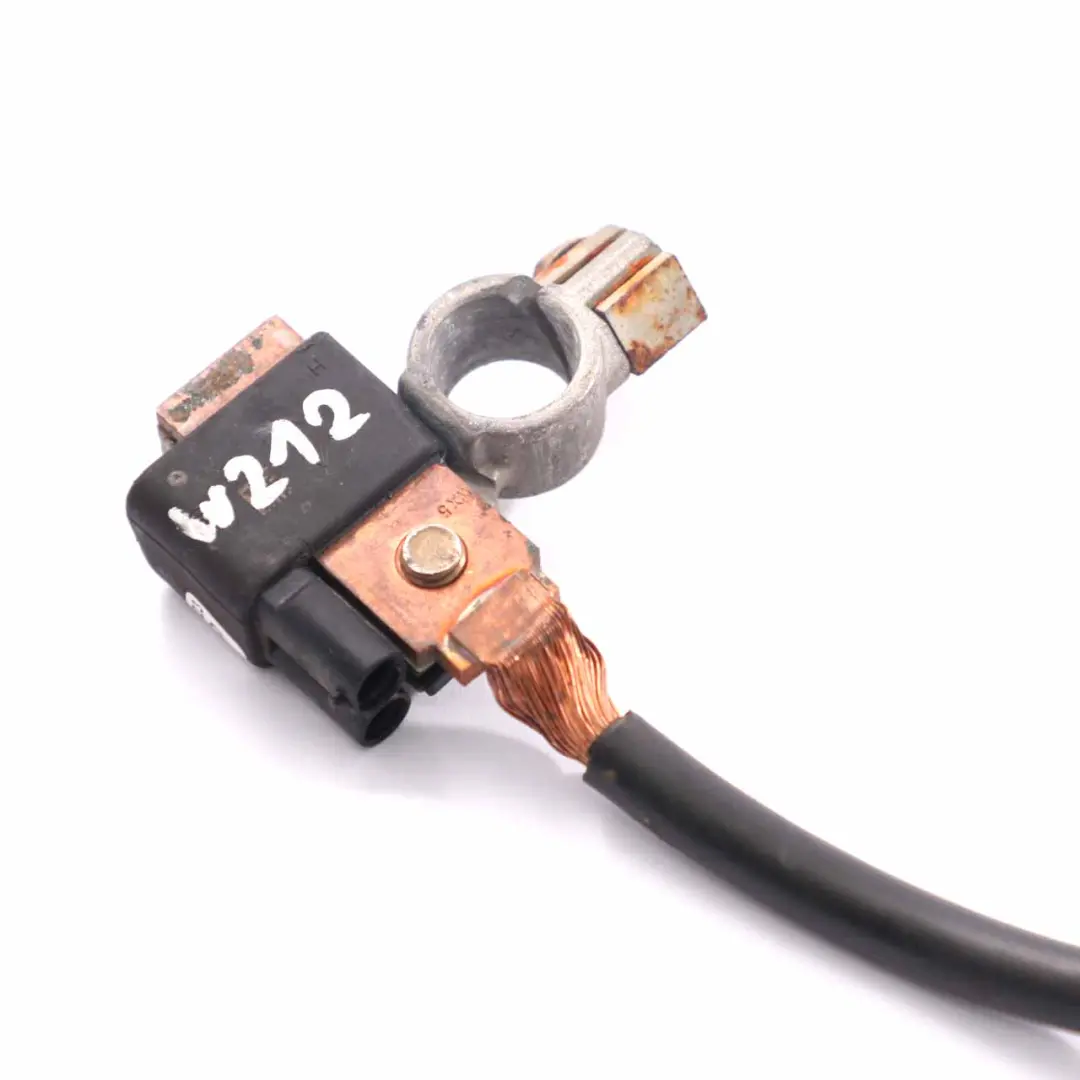 Mercedes W211 Negative Battery Terminal Cable Wiring - SKU A2115420418 - Part number A2115420418