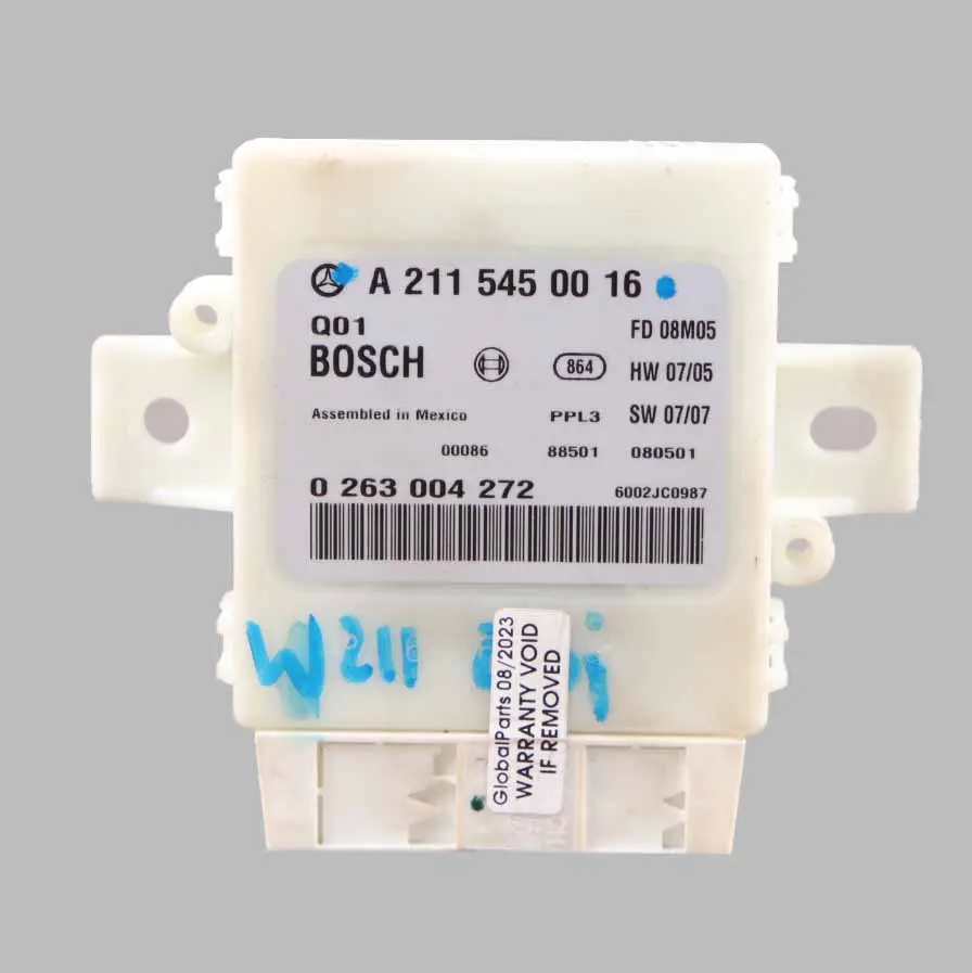 Parktronic Module Mercedes W211 PDC Parking Sensors Control Unit to with Part number A2115450016 Parktronic Module Mercedes W211 PDC Parking Sensors Control Unit - SKU A2115450016 - Part number A2115450016