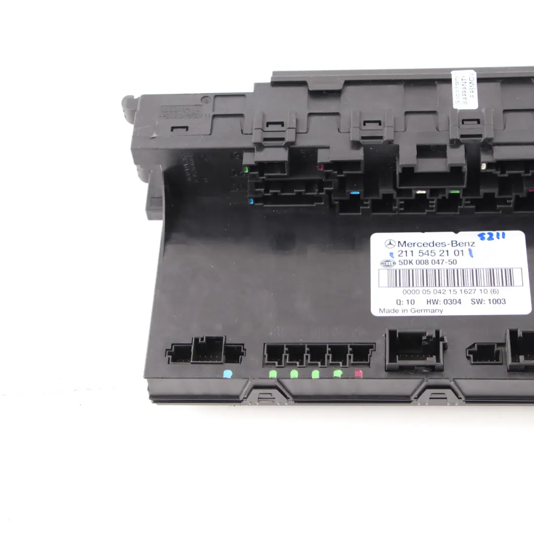 Fuse Box Relay Rear SAM Control Unit Module to Mercedes W211 Estate with Part number A2115452101 Mercedes W211 Estate Fuse Box Relay Rear SAM Control Unit Module - SKU A2115452101 - Part number A2115452101