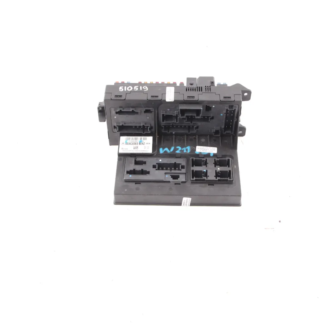 Sam Unit Module Fuse Box Relay Box Front to Mercedes W211 with Part number A2115453801 Mercedes W211 Sam Unit Module Fuse Box Relay Box Front - SKU A2115453801 - Part number A2115453801