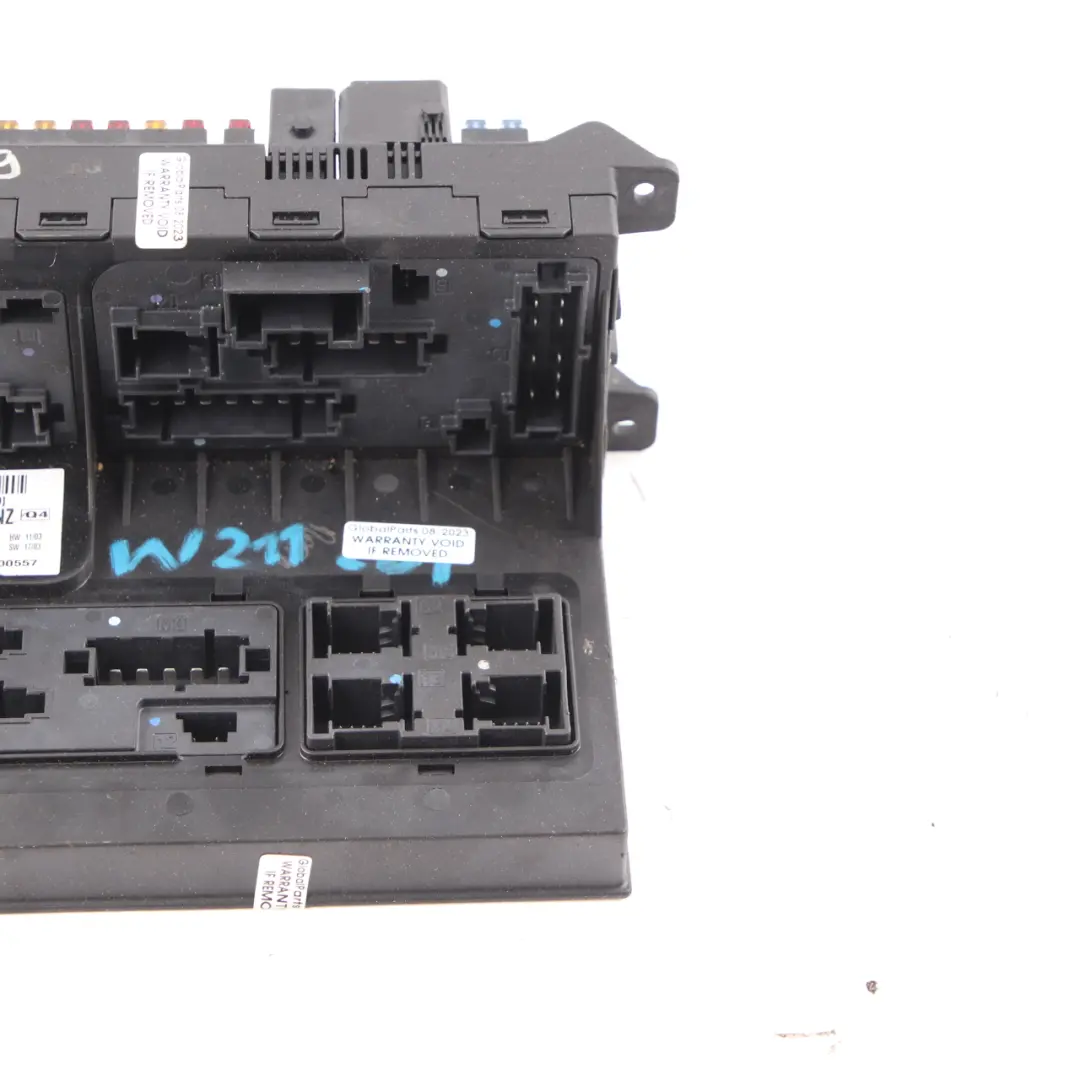 Sam Unit Module Fuse Box Relay Box Front to Mercedes W211 with Part number A2115453801 Mercedes W211 Sam Unit Module Fuse Box Relay Box Front - SKU A2115453801 - Part number A2115453801