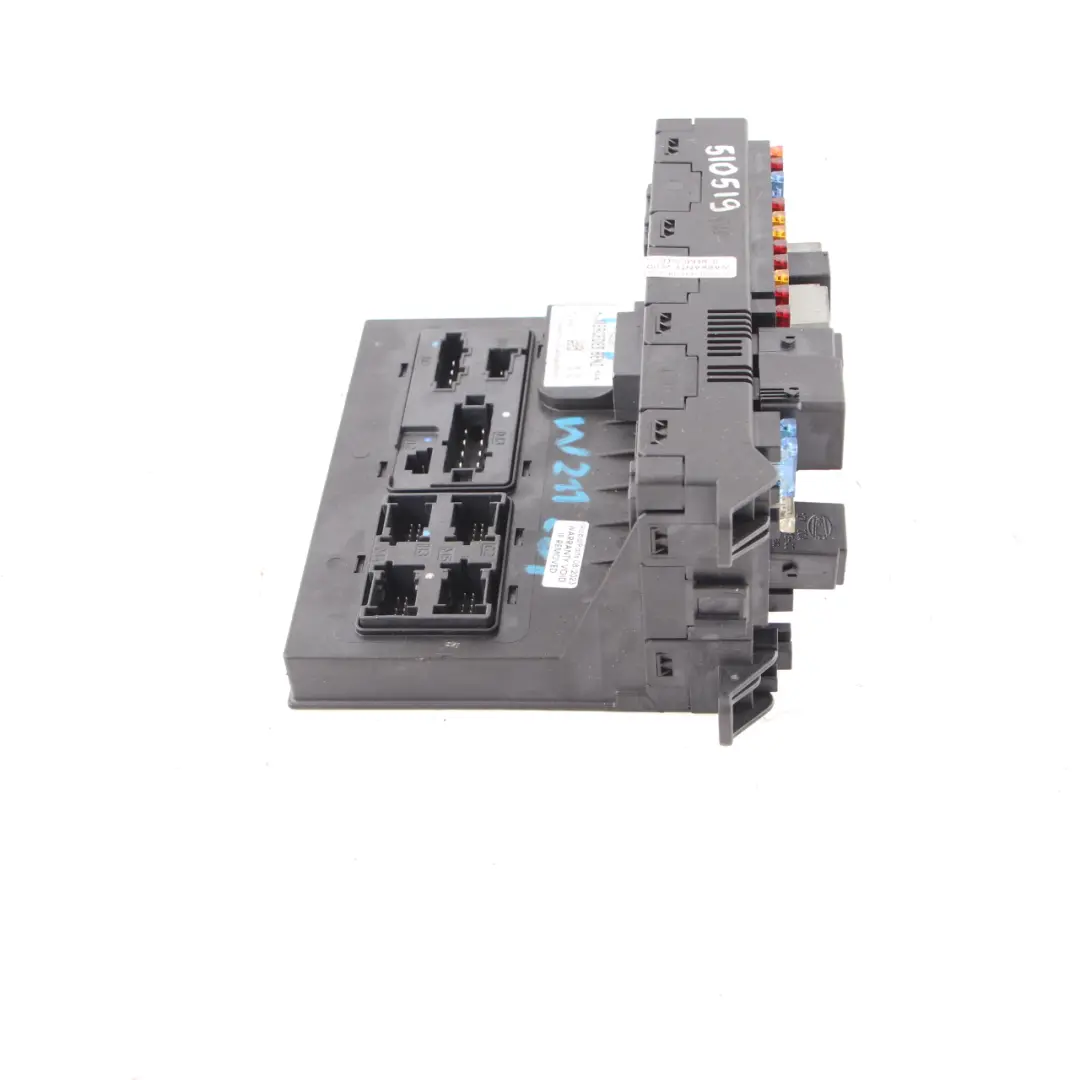 Sam Unit Module Fuse Box Relay Box Front to Mercedes W211 with Part number A2115453801 Mercedes W211 Sam Unit Module Fuse Box Relay Box Front - SKU A2115453801 - Part number A2115453801