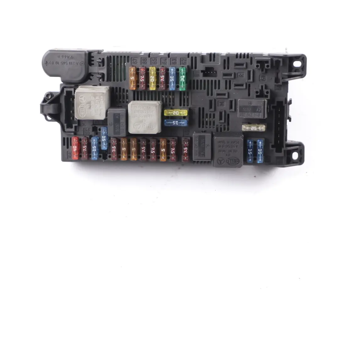 Front Fuse Box SAM SRB Module Relay Control Unit to Mercedes W211 with Part number A2115459101 Mercedes W211 Front Fuse Box SAM SRB Module Relay Control Unit - SKU A2115454201 - Part number A2115459101