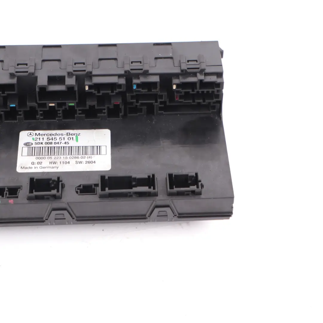 Trunk Fuse Box Electric Base Relay Box SAM Module to Mercedes W211 with Part number A2115455101 Mercedes W211 Trunk Fuse Box Electric Base Relay Box SAM Module - SKU A2115455101 - Part number A2115455101