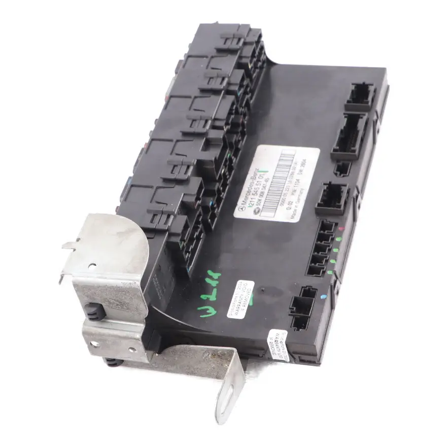Trunk Fuse Box Electric Base Relay Box SAM Module to Mercedes W211 with Part number A2115455101 Mercedes W211 Trunk Fuse Box Electric Base Relay Box SAM Module - SKU A2115455101 - Part number A2115455101