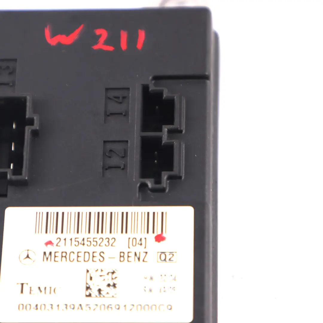 Mercedes W211 Front Fuse Box SAM SRB Module Relay Control Unit - SKU A2115455232 - Part number A2115455232