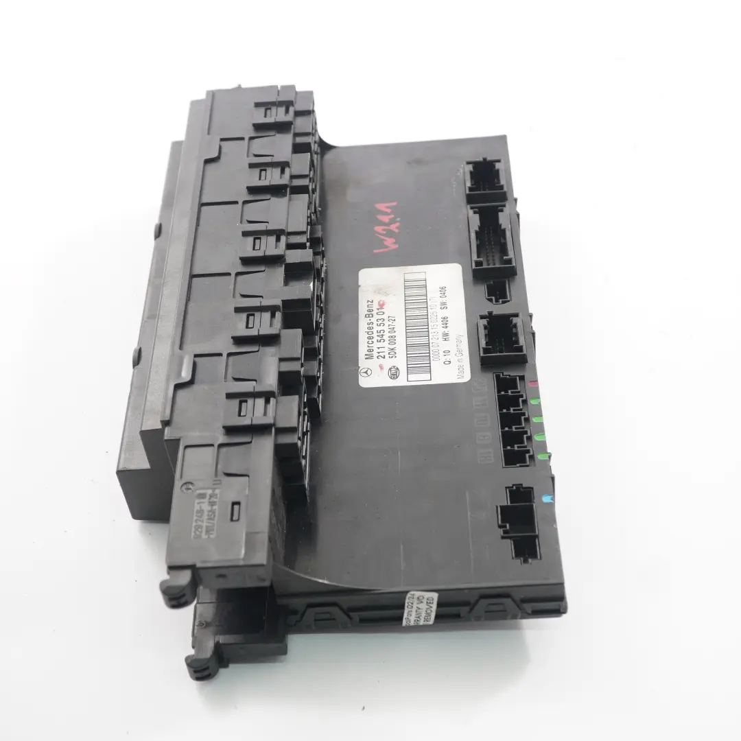  Boîte à fusibles Mercedes W211 Module coffre arrière Relais Boîte fusibles SAM - SKU A2115455301 - Numéro de pièce A2115455301