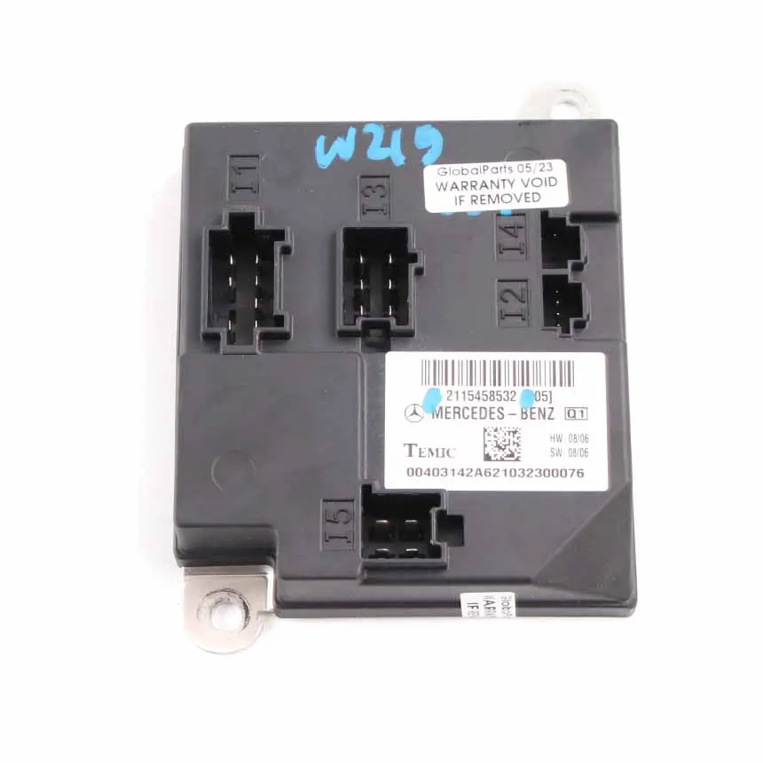 W219 Body Control Module Unità di controllo ECU per Mercedes W211 con numero di parte A2115458532 Mercedes W211 W219 Body Control Module Unità di controllo ECU - SKU A2115458532 - Numero di parte A2115458532