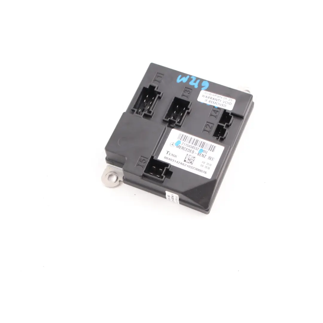 W219 Moduł Sterownik Fotela ECU do Mercedes W211 o numerze A2115458532 Mercedes W211 W219 Moduł Sterownik Fotela ECU - SKU A2115458532 - Numer Części A2115458532