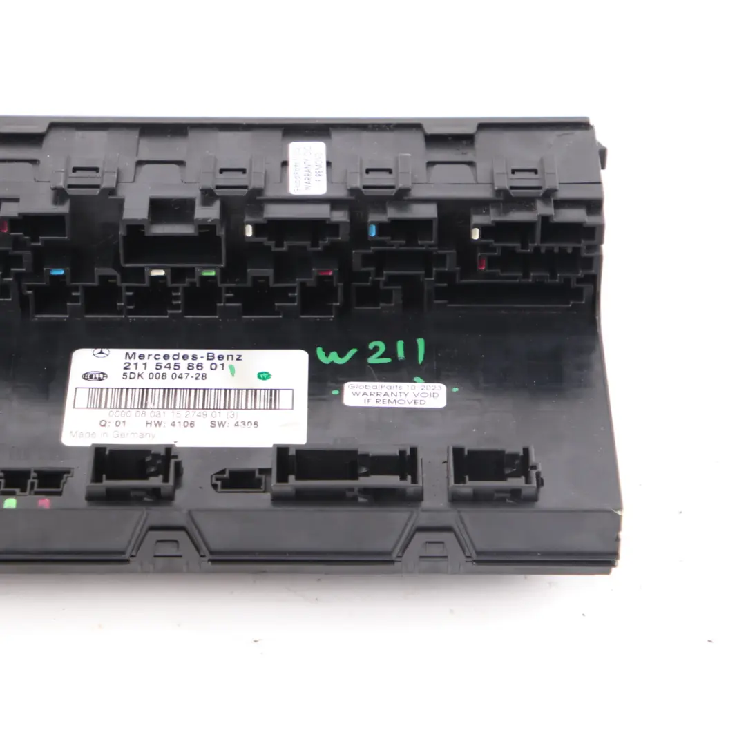  Fuse Box Mercedes W211 CLS C219 Rear SAM Module Relay Control Unit - SKU A2115458601 - Part number A2115458601