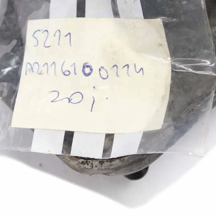 Bumper Carrier Cross Member Support Bar to Mercedes W211 Rear with Part number A2116100114 Mercedes W211 Rear Bumper Carrier Cross Member Support Bar - SKU A2116100114 - Part number A2116100114