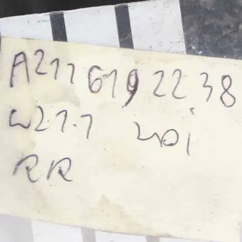 panel parte inferior carrocería trasera derecha Underride Panel para Mercedes W211 con número de pieza A2116192238 Mercedes W211 panel parte inferior carrocería trasera derecha Underride Panel - SKU A2116192238 - Número de pieza A2116192238