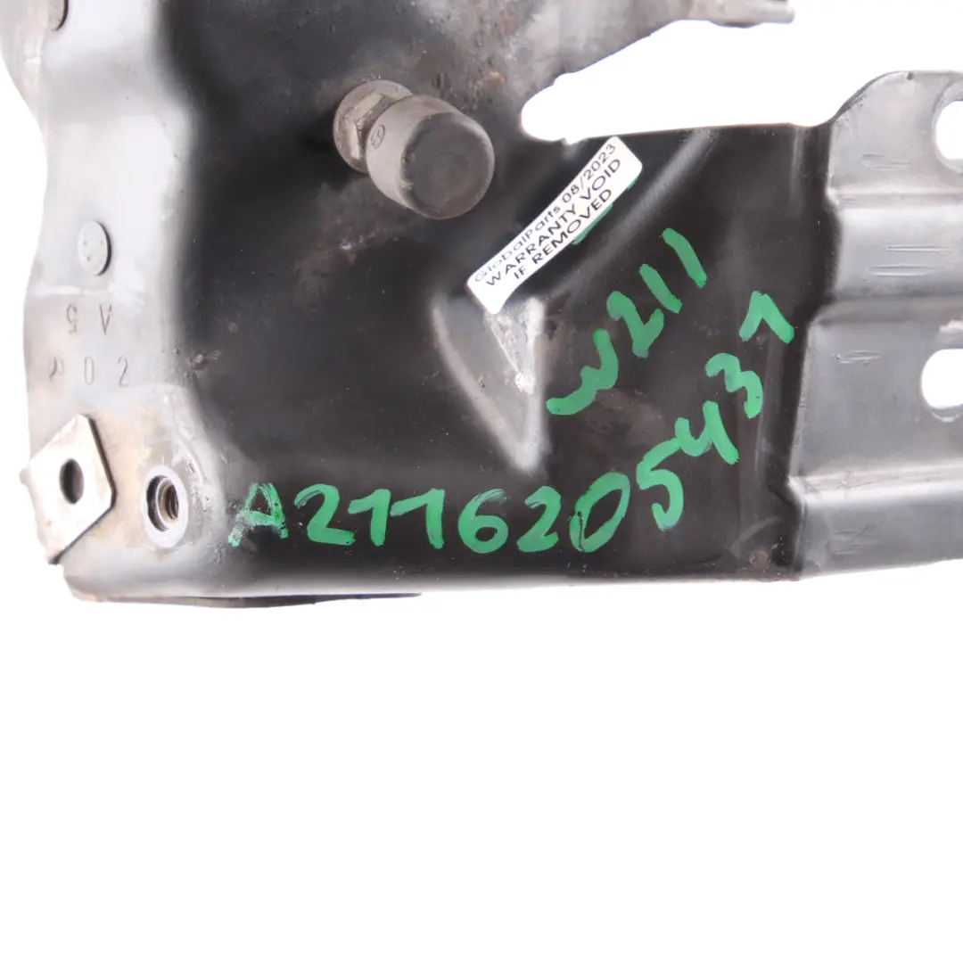 Front Bumper Carrier Cross Member Support Bar Right O/S Mount to Mercedes W211 with Part number A2116205431 Mercedes W211 Front Bumper Carrier Cross Member Support Bar Right O/S Mount - SKU A2116205431 - Part number A2116205431