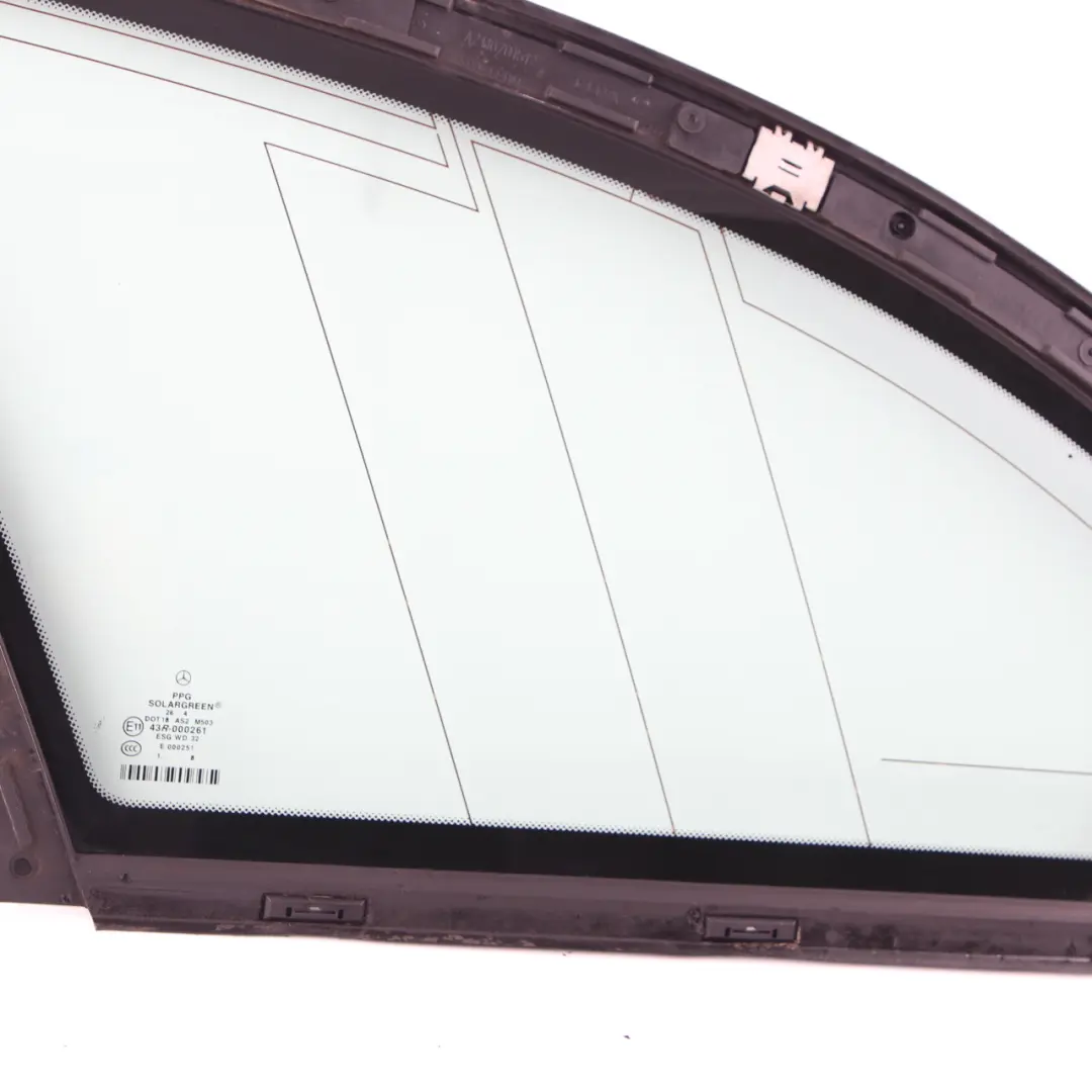 Window Glass Quarter Rear Left N/S AS2 Glazing to Mercedes W211 Estate with Part number A2116702112 Mercedes W211 Estate Window Glass Quarter Rear Left N/S AS2 Glazing - SKU A2116702112 - Part number A2116702112