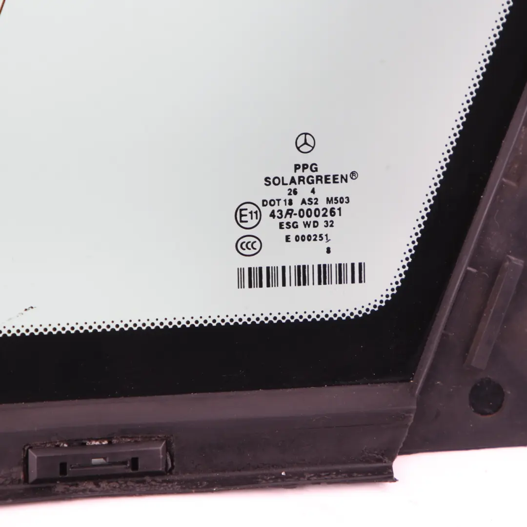 Window Glass Quarter Rear Right O/S AS2 Glazing to Mercedes W211 Estate with Part number A2116702212 Mercedes W211 Estate Window Glass Quarter Rear Right O/S AS2 Glazing - SKU A2116702212 - Part number A2116702212