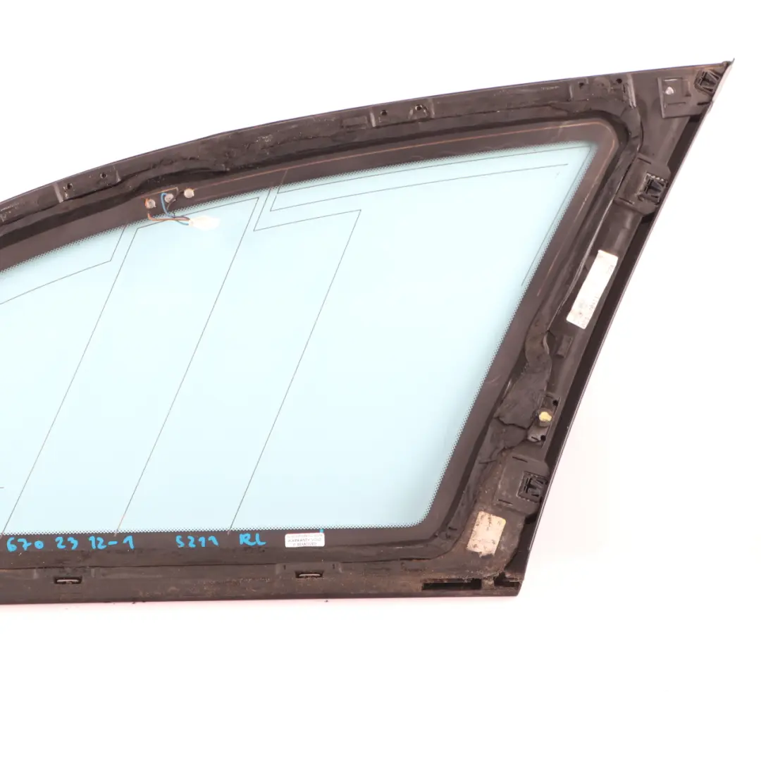 Mercedes S211 Rear Left N/S Side Window Green Glass AS2 - SKU A2116702312-1 - Part number A2116702312