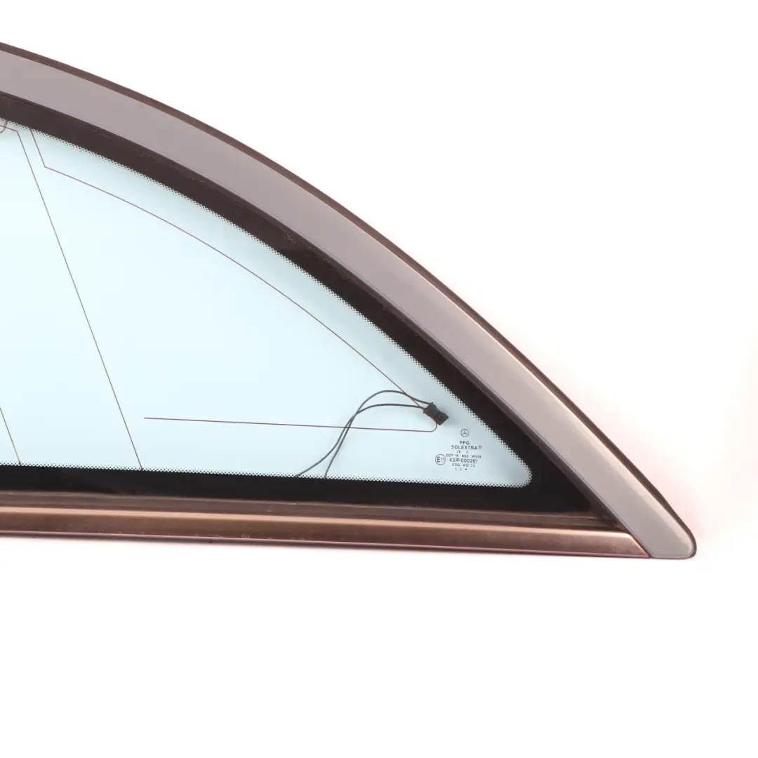 Mercedes S211 Rear Left N/S Side Window Green Glass AS2 - SKU A2116702312-1 - Part number A2116702312