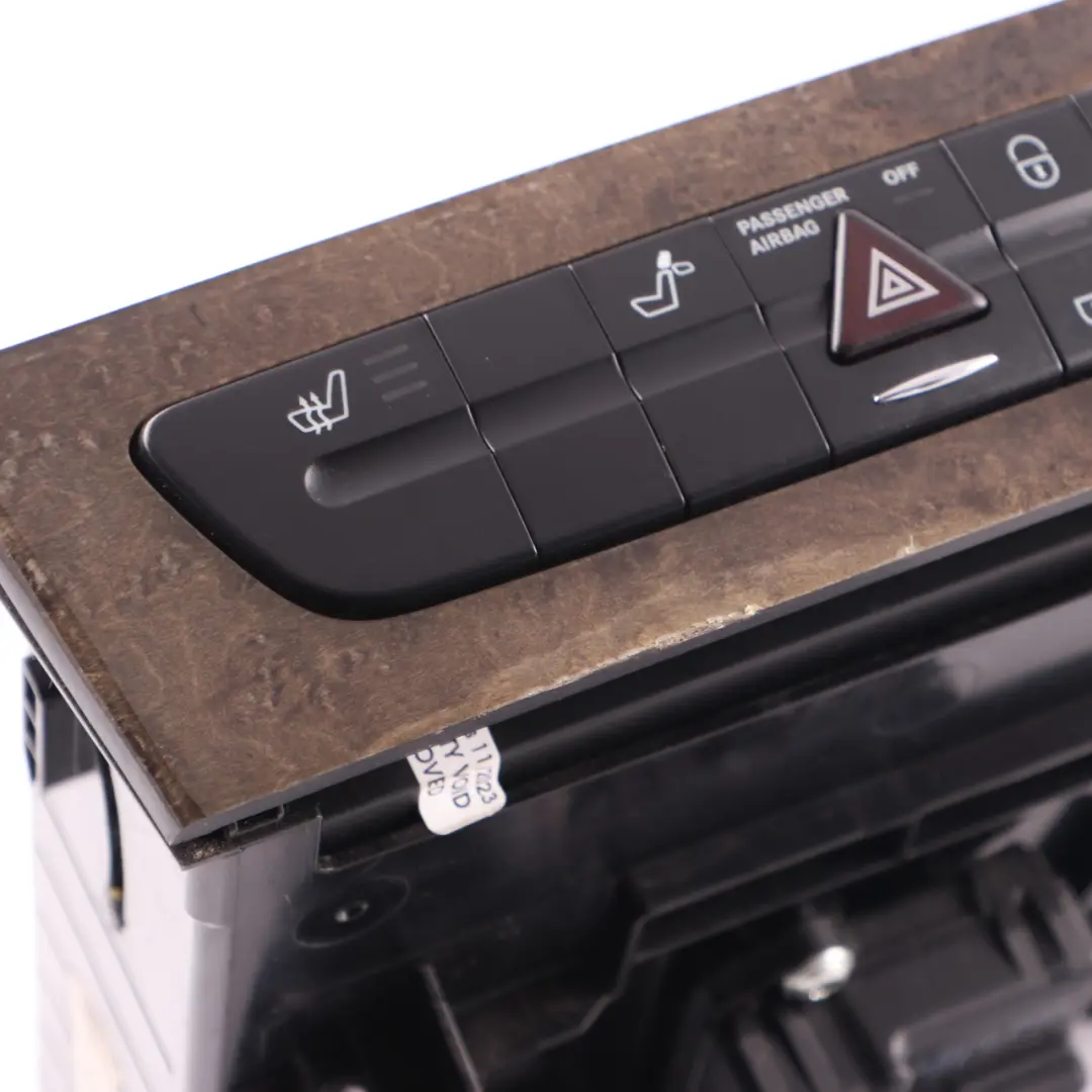 Mercedes W211 Console centrale ESP Hazard Sedili riscaldati Pannelo interruttori - SKU A2116800552-1 - Numero di parte A2116800552