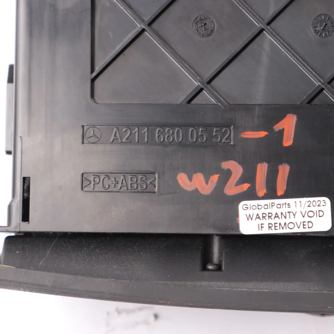 Mercedes W211 Consola Central ESP Peligro Asientos Calefactables Interruptores - SKU A2116800552-1 - Número de pieza A2116800552