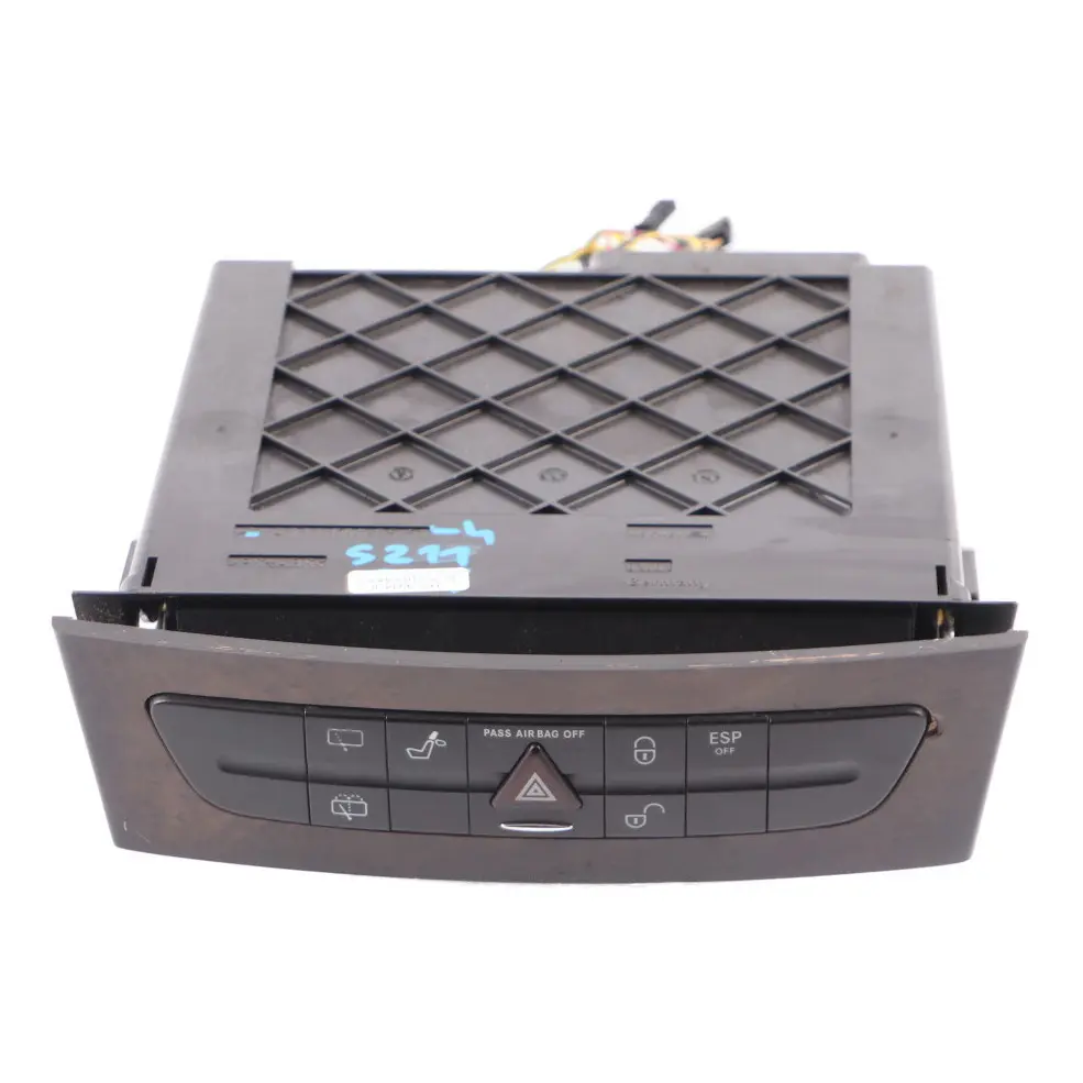Centre Console ESP Hazard Switch Panel Wood Trim to Mercedes W211 with Part number A2116800552 Mercedes W211 Centre Console ESP Hazard Switch Panel Wood Trim - SKU A2116800552-4 - Part number A2116800552