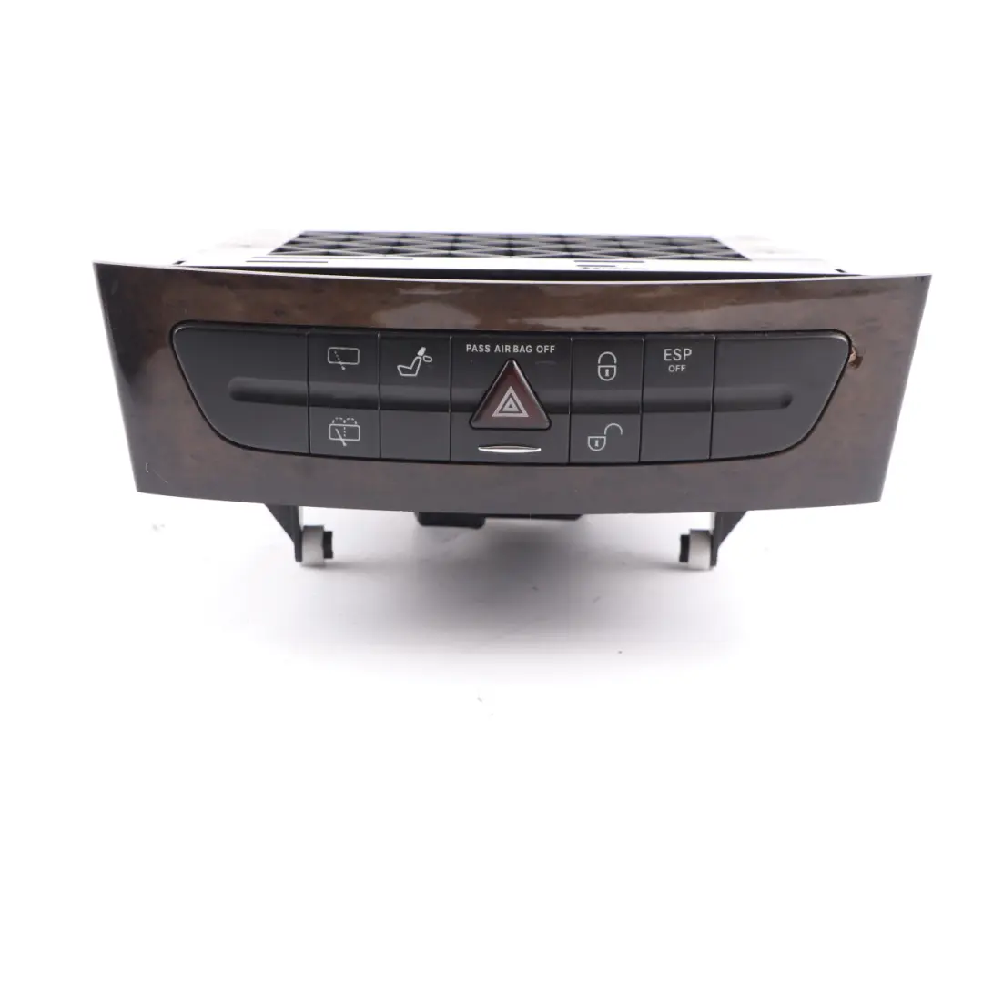 Mercedes W211 Centre Console ESP Hazard Switch Panel Wood Trim - SKU A2116800552-4 - Part number A2116800552