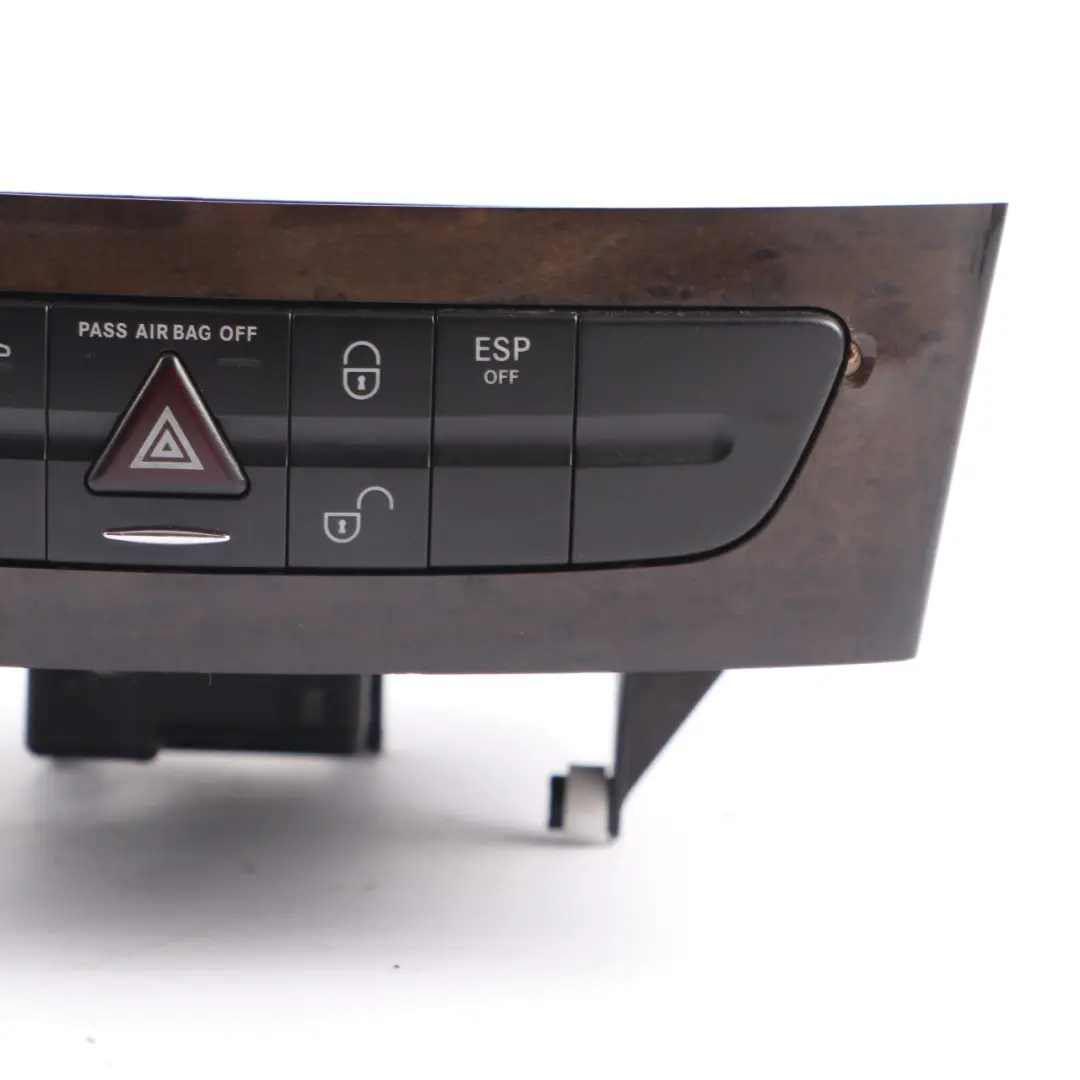 Centre Console ESP Hazard Switch Panel Wood Trim to Mercedes W211 with Part number A2116800552 Mercedes W211 Centre Console ESP Hazard Switch Panel Wood Trim - SKU A2116800552-4 - Part number A2116800552