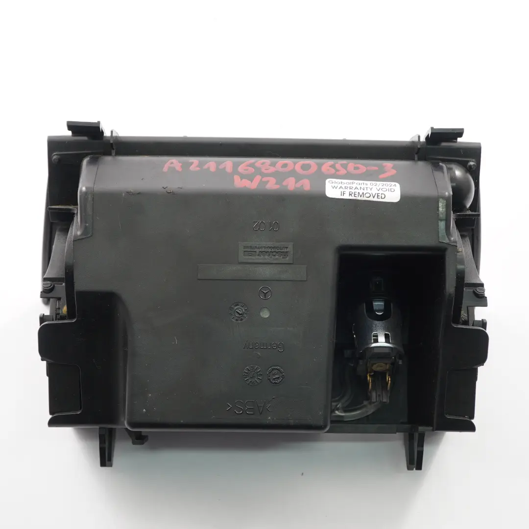 Console centrale Cendrier Mercedes W211 CLS C219 Cendrier avant Bois - SKU A2116800650-3 - Numéro de pièce A2116800650