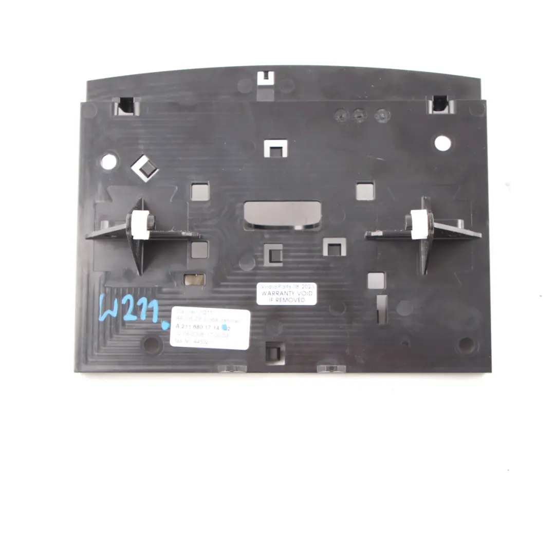 Dashboard Console Storage Tray Compartment to Mercedes W211 with Part number A2116801714 Mercedes W211 Dashboard Console Storage Tray Compartment - SKU A2116801714 - Part number A2116801714